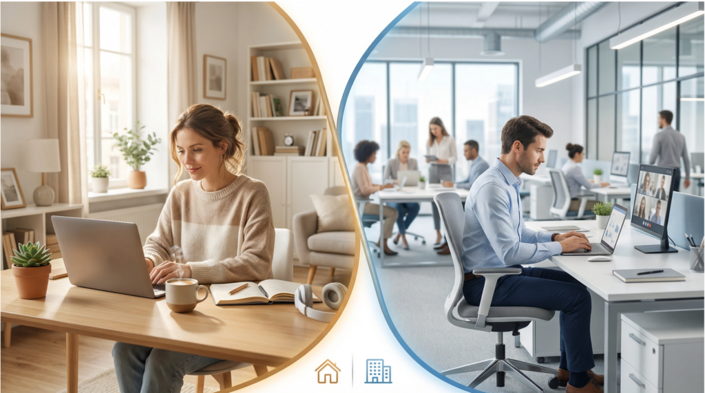 work from home vs hybrid jobs scaled